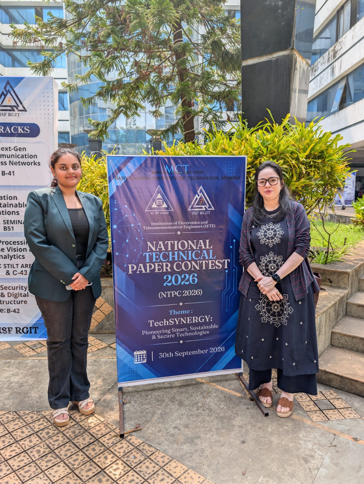 NMIMS MPSTME professor and student win first prize at IETE National Technical Paper Contest 2026